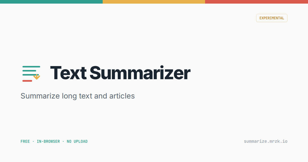 Text Summarizer